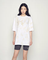 25FW DIRTY WASHED SHORT SLEEVE T-SHIRT WHITE