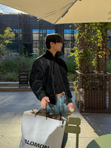 ASCLO Technical Track Leather Jacket (2color)