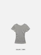 Roen Modal Side Shirring Tee (6c)