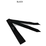 Label multi-tie scarf
