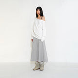 Recycle one- shoulder Tee 002