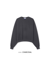 セミクロップド無地スウェット（5色展開）
