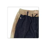 WIDE FIT DENIM SWEAT PANTS_KHAKI BLUE