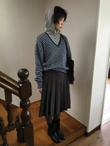 YWD PLEATS SKIRT (2color)