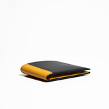Crispe Bi-fold 6CC Wallet_Black, Yellow