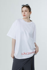 MULTI PRINTING T-SHIRT LIZE_WHITE