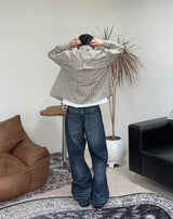 Tinead Crop Check Shirt