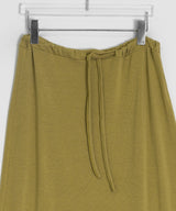 Chiyu Basic Color Banding Long Skirt