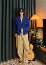 Curved Cotton Pants 5COLOR