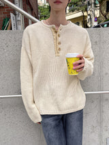 Roark Henley Neck Over Knit