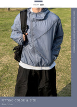 Aeric Diagonal Lightweight Windbreaker