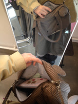 (Shipment on 5/15)mini-hamster Shoulder Crossbag(brown)