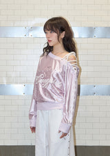 leopard lace uniform mtm - pink