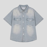 Warvid Muscle Fit Denim Shirt