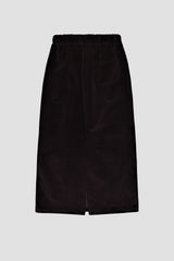 Corduroy maxi skirt, Dark brown