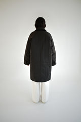 Oversized puffer coat, Dark brown