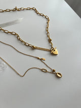 coii Round Coin Ball Layered Ruffle Bold Long Short Necklace