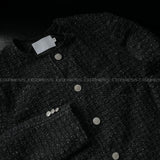 CR Monic Denim Round Tweed Jacket (2 colors)
