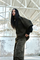 DAMAGE DOUBLE-LAYERED SLEEVE