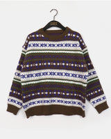  Bolton Nordic Loose Fit Round Knitwear