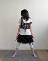 パール ネックレス Tシャツ