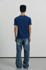 Cool curve half t-shirts(Aquablue)