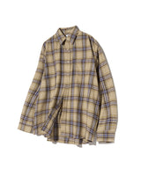 87-STAN079 Retro OverFit Pocket Long-Sleeved Check Shirt