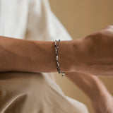 Positivity, double line bracelet_November Birthstone