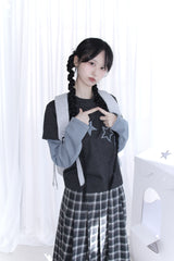  Rabbit Drop String Patch Backpack (2color)