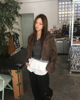 Vintage crop jacket