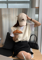 [Lè made/7,000 Sold] ルメイド ベーシック Vネック ベスト