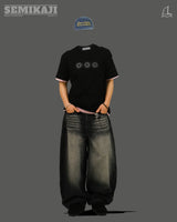 HA サン プリンティング ハーフスリーブ Tシャツ