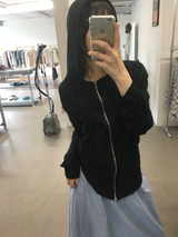 ムダ フロー ジップアップフーディー (2color)