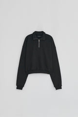 DIAGONAL LOGO HALF ZIP UP