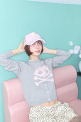 キリスカルニットカーディガン (GREY)