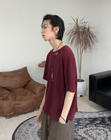 ケニードローイング刺繍半袖Tシャツ