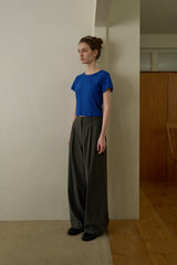 Label basic t-shirt_blue