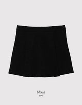 [SHOPPERMADE] ブークルツーピンタックミニスカート (2color)