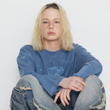 Into The Galaxy Pigment Long Sleeve T Light Blue