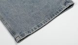Celine Lettering Wide Denim Pants