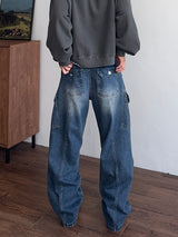 Glide Wide Cargo Denim (3color) (No.1007)