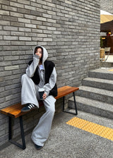 スウェットアップワイドパンツ / 4 colors