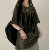 モカメイド ヴィンテージボクシーフィット半袖Tシャツ