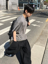 Kwai Pigment Washed Short Sleeve T-shirt 5C