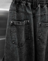 WASH-DENIM PANTS QUAD POCKET