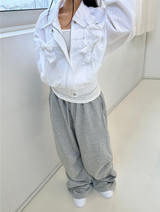 BOW DETAIL WIND JUMPER♥