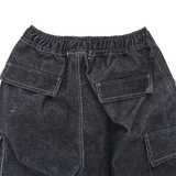 non-faded denim corduroy balloon pt