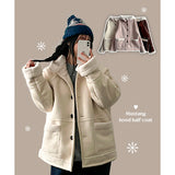 Diane Lovely Wool Hooded Mustang Coat