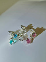 シルバーミニスターピアス (3color)