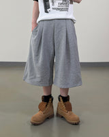 Bant Heavy Sweat Four-Tuck Bermuda Pants